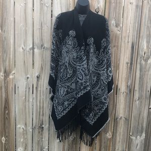 Ricki’s - Damask Blanket Poncho